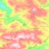 Mapa topográfico Chuping, altitud, relieve