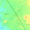 Mapa topográfico Dalton Moor, altitud, relieve