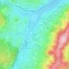 Mapa topográfico La Ferdière du Bas, altitud, relieve