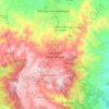 Mapa topográfico San Pedro Sacatepéquez, altitud, relieve