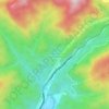 Mapa topográfico Kampung Orang Asli Sungai Relang, altitud, relieve