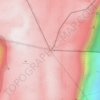 Mapa topográfico Monte Roraima, altitud, relieve