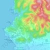 Mapa topográfico Can Germà, altitud, relieve