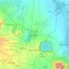 Mapa topográfico Masaya, altitud, relieve