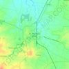 Mapa topográfico Dr. Ambedkar Nagar, altitud, relieve