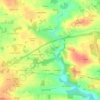 Mapa topográfico Les Grées, altitud, relieve