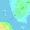 Mapa topográfico Adjim, altitud, relieve