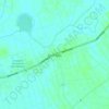 Mapa topográfico Parit Raja, altitud, relieve