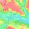 Mapa topográfico Заречье, altitud, relieve
