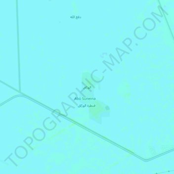 Mapa topográfico Al Warraq, altitud, relieve