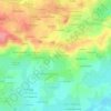 Mapa topográfico Les Bas Verrières, altitud, relieve