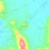 Mapa topográfico Espinalito, altitud, relieve
