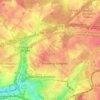 Mapa topográfico Les Trîs, altitud, relieve