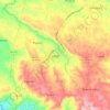 Mapa topográfico Lares, altitud, relieve
