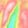 Mapa topográfico Aldeia Ruiva, altitud, relieve