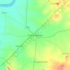 Mapa topográfico Huvina Hadagali, altitud, relieve