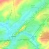 Mapa topográfico Le Petit Lanjouan, altitud, relieve