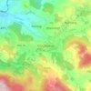 Mapa topográfico Erlauzwiesel, altitud, relieve