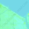 Mapa topográfico Aplin Beach, altitud, relieve