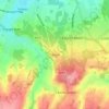 Mapa topográfico Keston, altitud, relieve