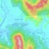 Mapa topográfico Kampung Batu 20 Sungai Lui, altitud, relieve