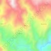 Mapa topográfico Vitonco, altitud, relieve