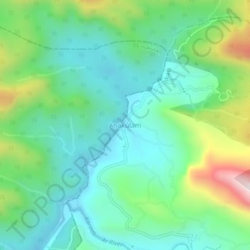 Mapa topográfico Elephant Pond, altitud, relieve