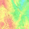 Mapa topográfico بريدة, altitud, relieve