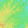 Mapa topográfico Belén de Judá, altitud, relieve