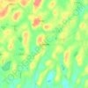 Mapa topográfico Tydavnet, altitud, relieve