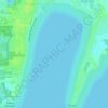 Mapa topográfico Baie de Venise, altitud, relieve