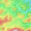 Mapa topográfico Müggenbruch, altitud, relieve