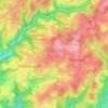 Mapa topográfico Arnzhäuschen, altitud, relieve