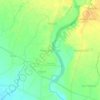 Mapa topográfico Parang Mangga, altitud, relieve