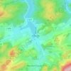 Mapa topográfico Amecke, altitud, relieve