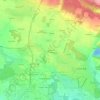 Mapa topográfico Lesvellec, altitud, relieve