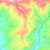 Mapa topográfico La Fila, altitud, relieve