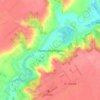 Mapa topográfico Красная Слободка, altitud, relieve
