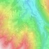 Mapa topográfico Les Truz, altitud, relieve