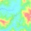 Mapa topográfico Andina, altitud, relieve