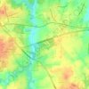 Mapa topográfico Knollwood, altitud, relieve