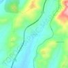 Mapa topográfico Maçainhas, altitud, relieve