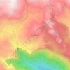 Mapa topográfico Banagudi, altitud, relieve