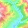 Mapa topográfico Baggan, altitud, relieve