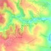 Mapa topográfico Черепинка, altitud, relieve