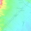 Mapa topográfico Bandukan Baru, altitud, relieve