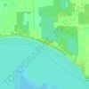 Mapa topográfico Wainfleet Lake Erie Public Access Beach, altitud, relieve