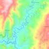 Mapa topográfico Kahusayan, altitud, relieve