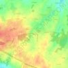 Mapa topográfico Kerlany, altitud, relieve