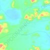 Mapa topográfico النعي, altitud, relieve